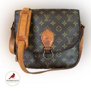 Authentic Louis Vuitton Vintage Monogram Saint Cloud GM Crossbody Bag